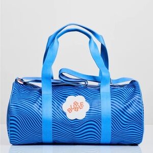 Buble Blue Wave Pattern Travel Bag